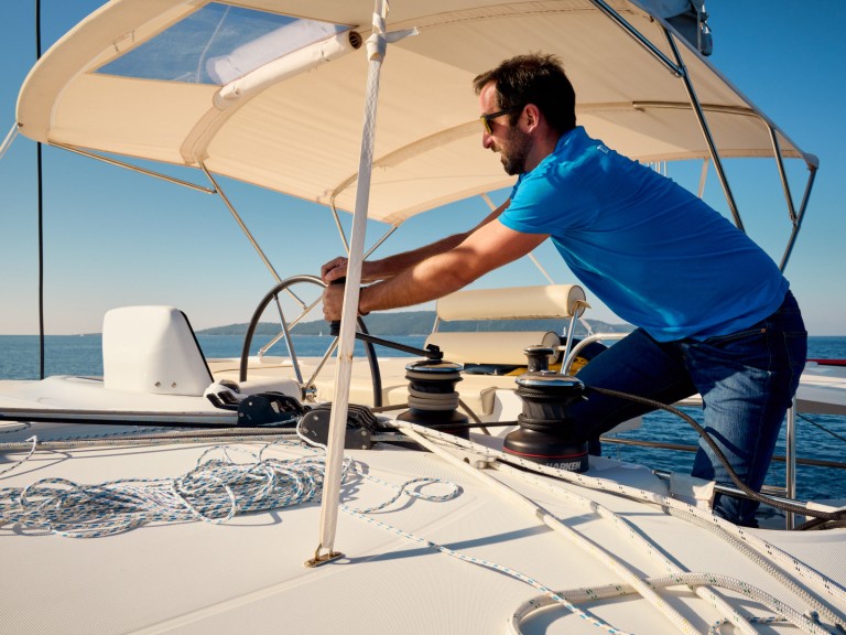 Bareboat Rental Catamaran Lagoon with a boat licence