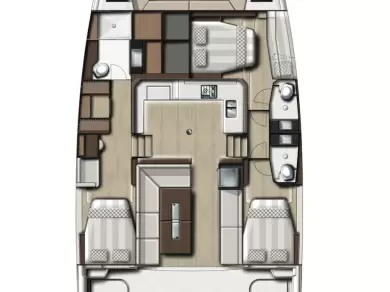 Bali Bali Catspace Voile charter bareboat or captained in  Pirovac