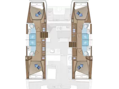 Bareboat Rental Catamaran Lagoon with a boat licence