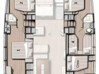 Catamaran rental in Salerno - Bali Bali 5.4