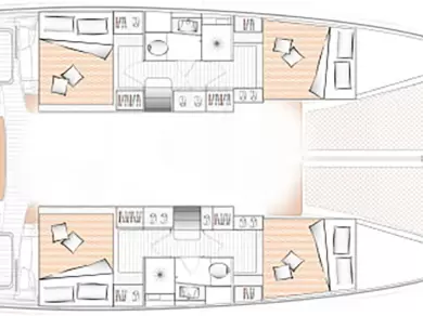Bareboat Rental Catamaran Excess with a boat licence
