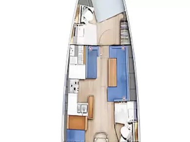 Yacht charter Zadar cheap Sun Odyssey 410