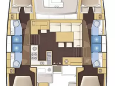 Yacht charter Marmaris cheap Lagoon 450 F