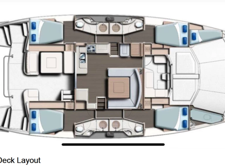 Catamaran rental with or without captain Leopard Catamarans / Robertson & Caine Nydri