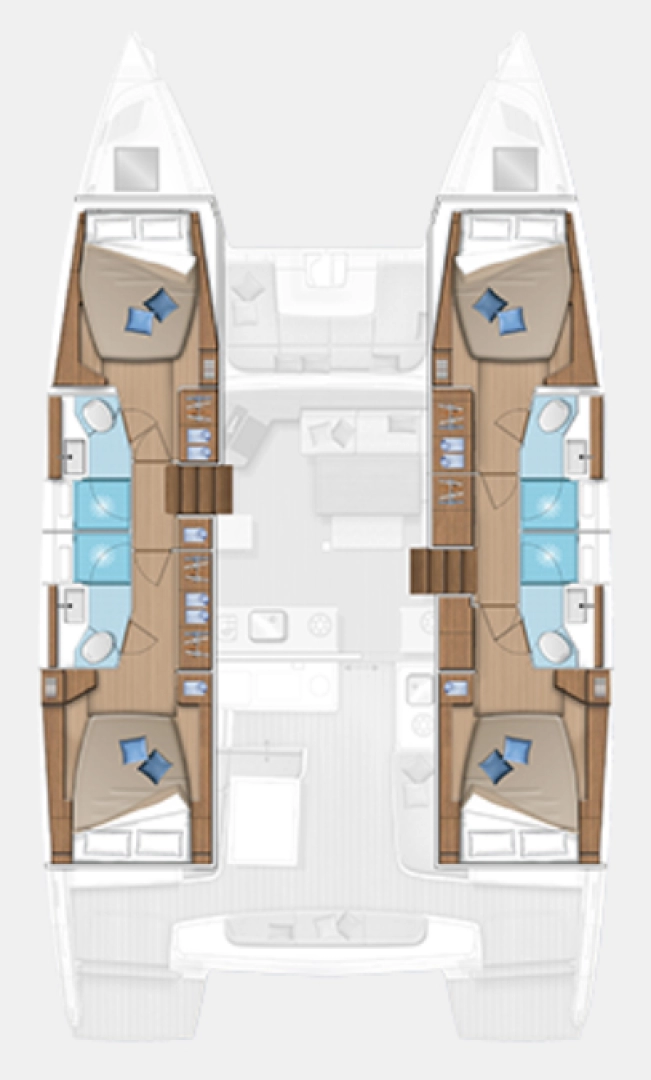 Yacht charter Road Town cheap Lagoon 46