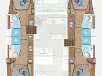 Yacht charter Road Town cheap Lagoon 46