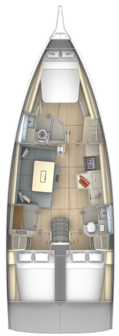 Sailboat rental in Frenchtown - Dufour Dufour 41