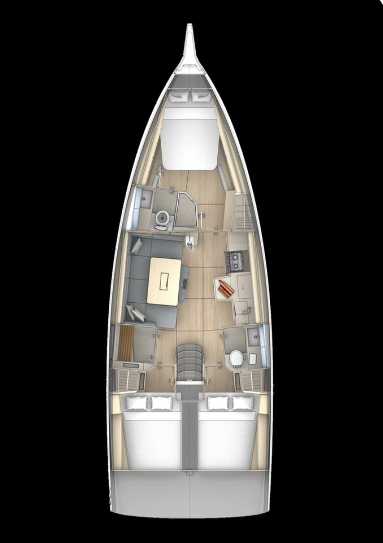 Sailboat rental with or without captain Dufour Frenchtown