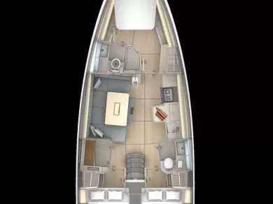 Sailboat rental with or without captain Dufour Frenchtown