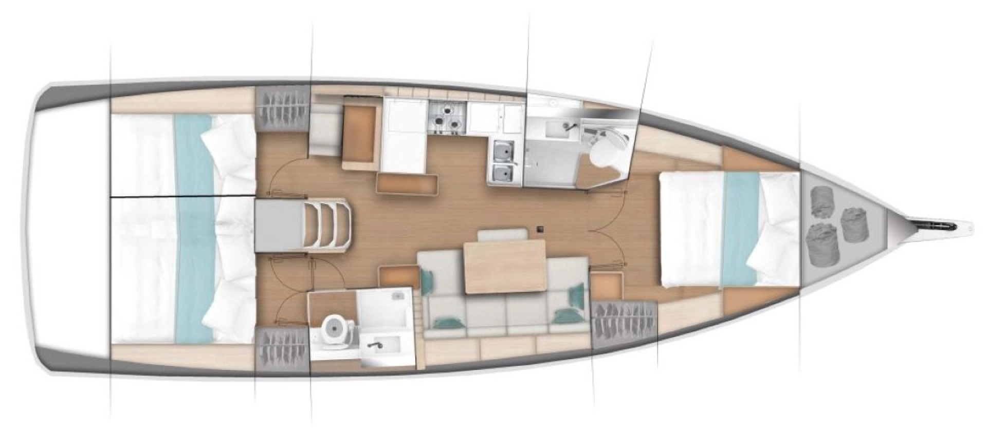 Sailboat rental in Annapolis - Jeanneau Sun Odyssey 440