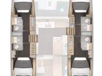 Lagoon Lagoon 43 charter bareboat or captained in  Ao Po