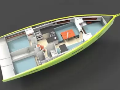 Bareboat Rental Sailboat RM with a boat licence