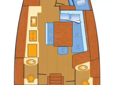 Sailboat rental with or without captain Bénéteau Heiligenhafen