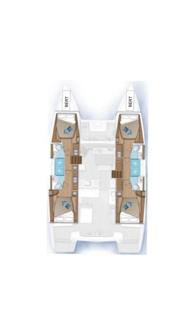 Bareboat Rental Catamaran Lagoon with a boat licence