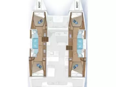 Bareboat Rental Catamaran Lagoon with a boat licence