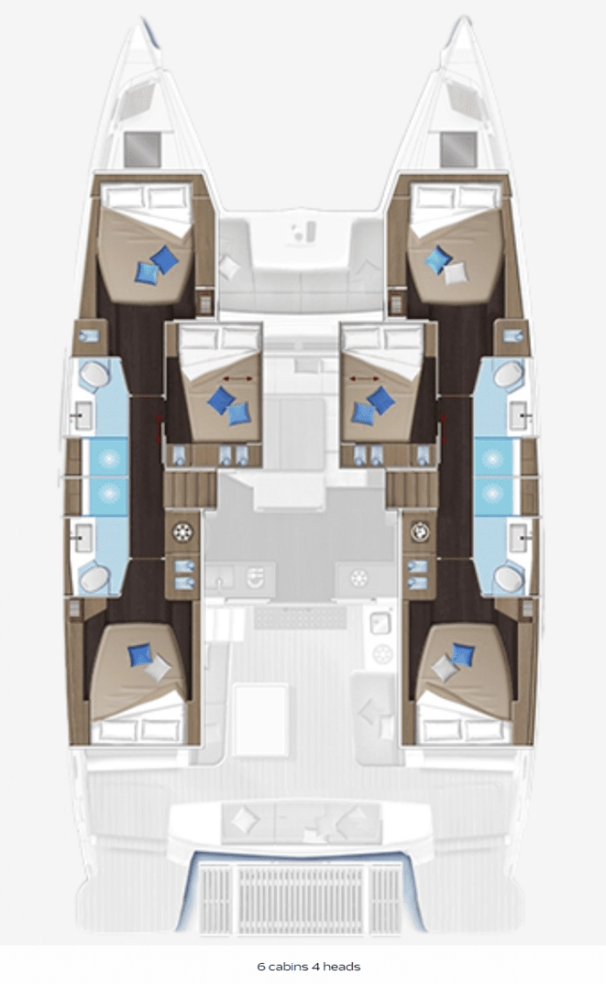 Catamaran rental in Road Town - Lagoon Lagoon 51
