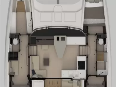 Bareboat Rental Catamaran Nautitech with a boat licence