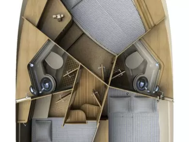 Motorboat rental with or without captain Sas Vektor Jezera