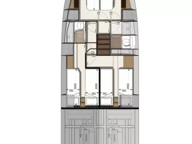 Luxury Yacht rental with or without captain Jeanneau Komolac