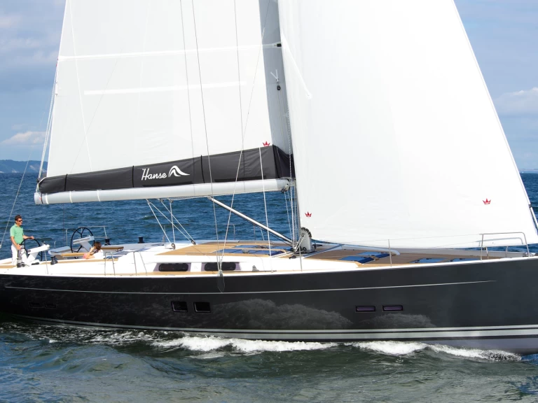 Bareboat Rental Sailboat Hanse with a boat licence