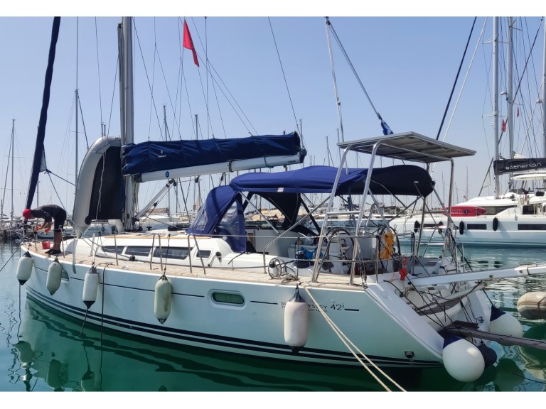 Sailboat rental in Syra - Jeanneau Sun Odyssey 42i