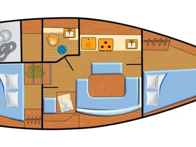 Sailboat rental in Barth - Dufour Dufour 365 Grand Large