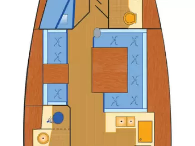 Sailboat rental with or without captain Jeanneau Heiligenhafen