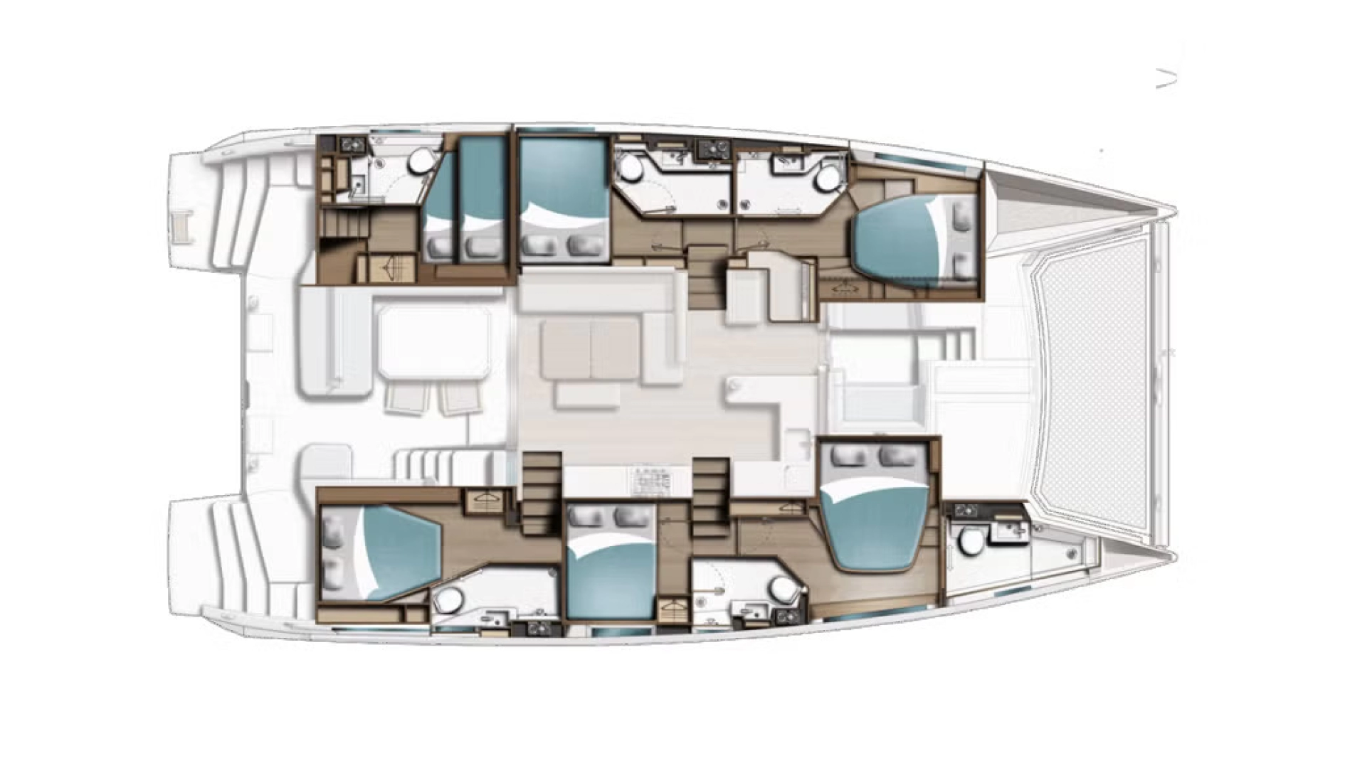 Leopard Catamarans / Robertson & Caine Leopard 52 in Furnari on SamBoat