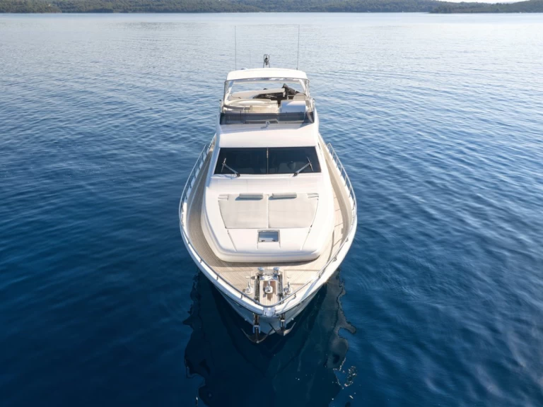 Bareboat Rental Luxury Yacht Ferretti with a boat licence
