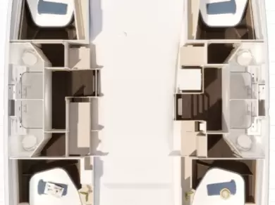 Yacht charter Nassau cheap Fountaine Pajot FP 44 Quatuor - 4 + 2 cab.