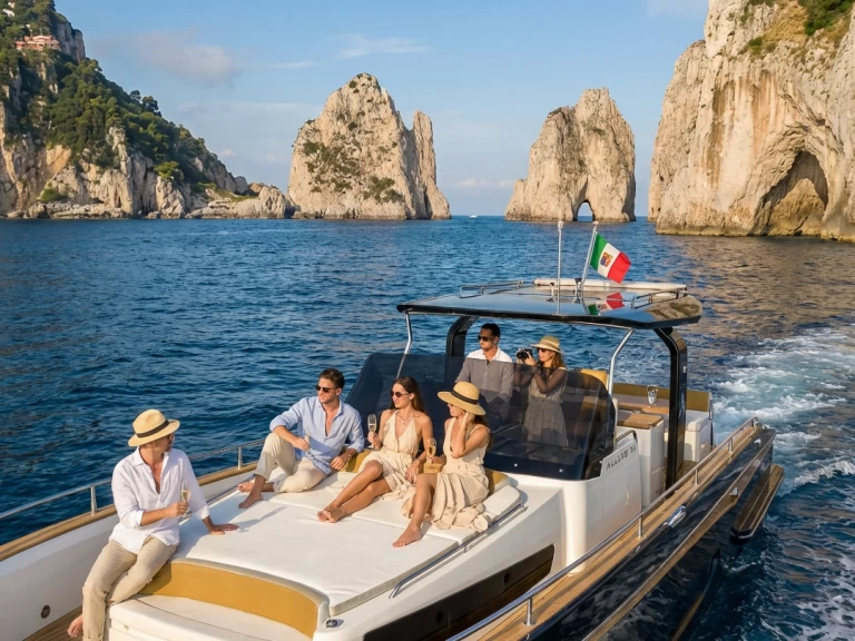 Motorboat rental with or without captain Allure Sorrento