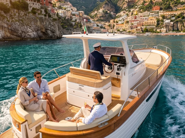 Motorboat rental in Sorrento - Gozzo Libeccio 32WA