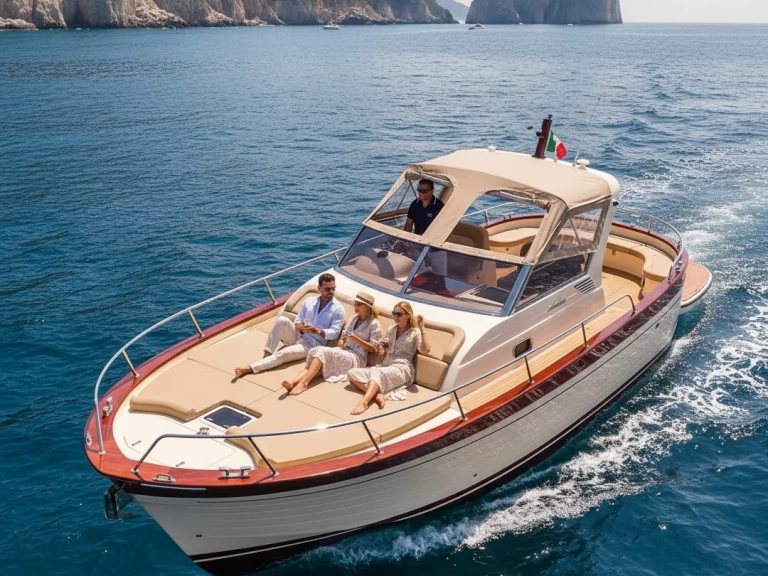 Motorboat rental in Sorrento - Gozzo Jeranto 8 Open