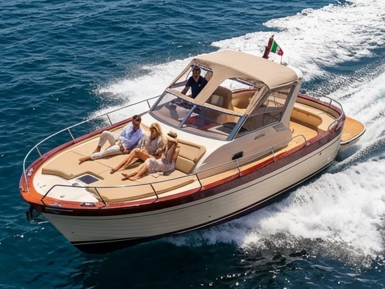 Motorboat rental with or without captain Gozzo Sorrento
