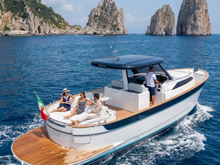 Yacht charter Positano cheap Gozzo 35