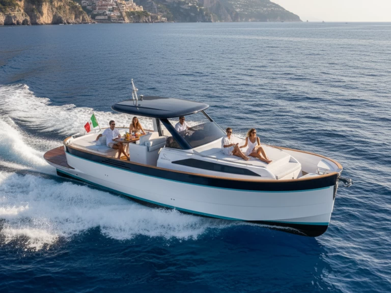 Motorboat rental in Positano - Apreamare Gozzo 35