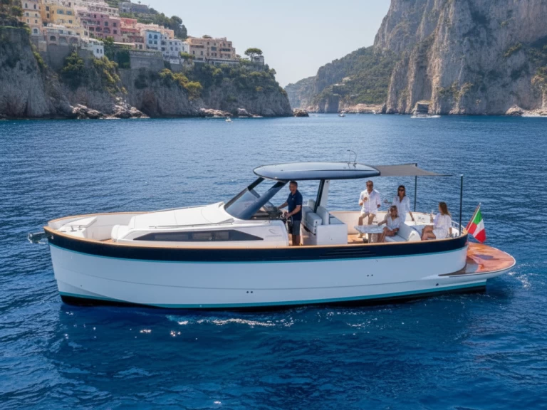 Motorboat rental with or without captain Apreamare Positano