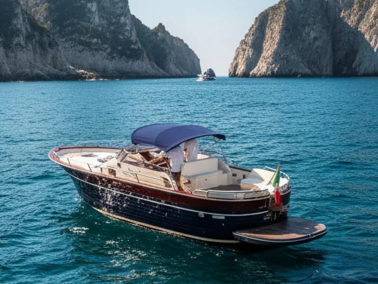 Apreamare 38 Open charter bareboat or captained in  Amalfi