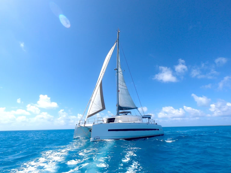 Bareboat Rental Catamaran Bali with a boat licence