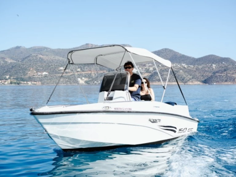Motorboat rental with or without captain Compass Agios Nikolaos