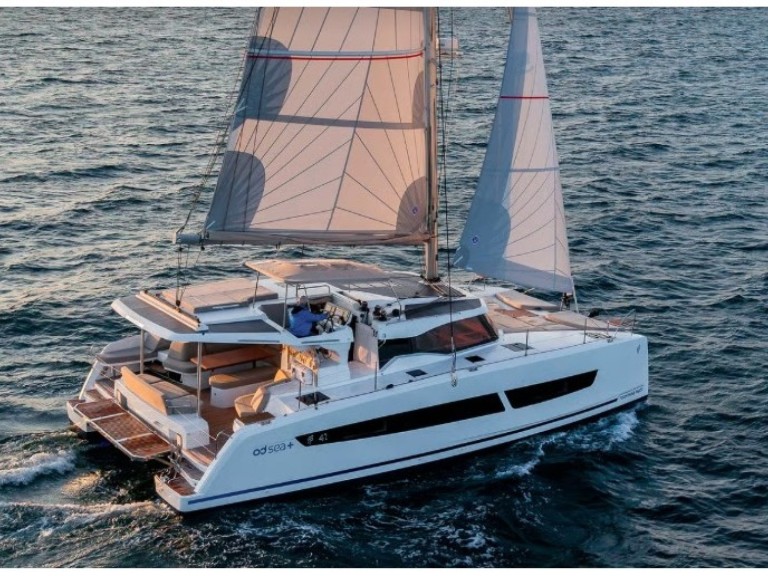 Bareboat Rental Catamaran Fountaine Pajot with a boat licence