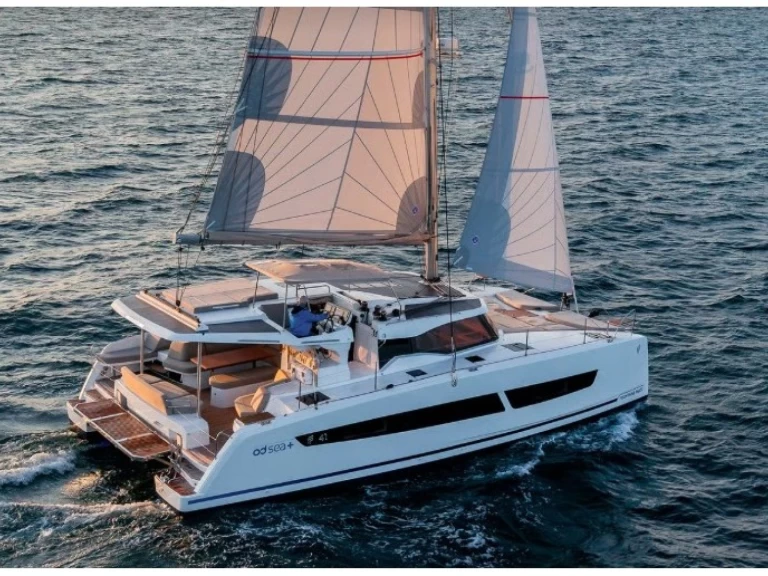 Bareboat Rental Catamaran Fountaine Pajot with a boat licence