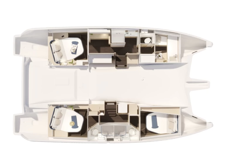 Catamaran rental in Palma de Mallorca - Fountaine Pajot FP 44-3
