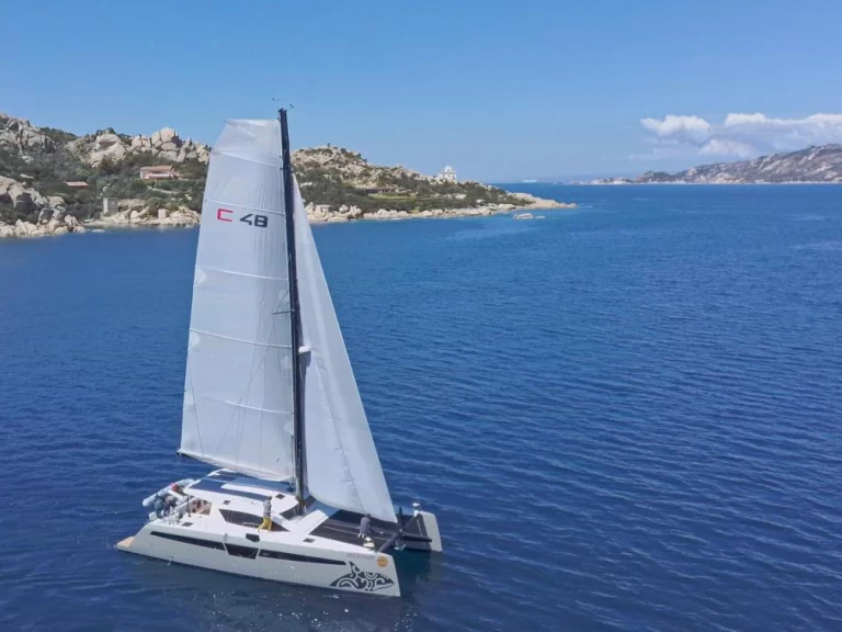 C-CATAMARANS C CAT 48 charter bareboat or captained in  Porto Pozzo