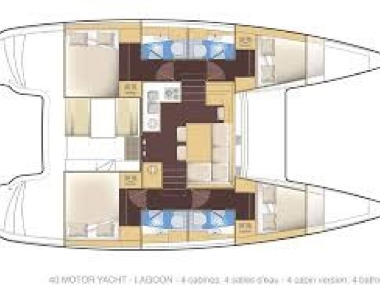 Catamaran rental with or without captain Lagoon Furnari