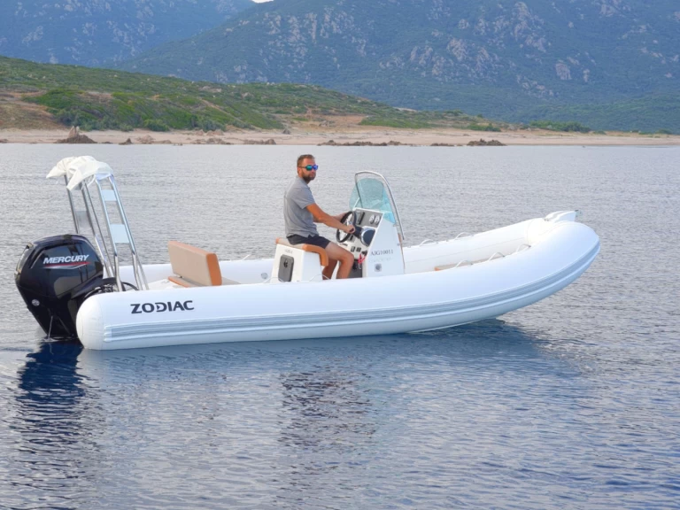 RIB rental with or without captain Zodiac Propriano