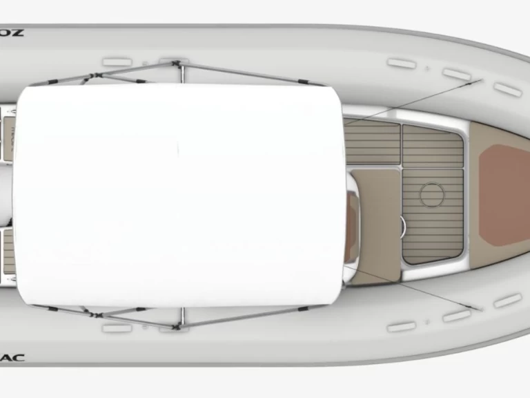 Bareboat Rental RIB Zodiac with a boat licence