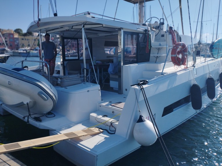 Catamaran rental with or without captain Bali Cannigione