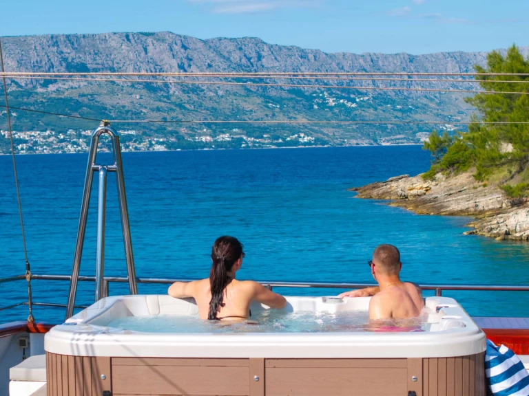  Custom Built Aluminum Cutter Carpe Diem charter bareboat or captained in  Trogir