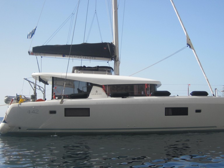 Bareboat Rental Catamaran Lagoon with a boat licence
